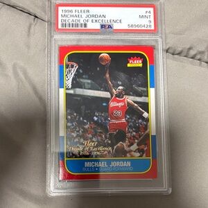 Jordan Red and Blue Basketball Card Holder
